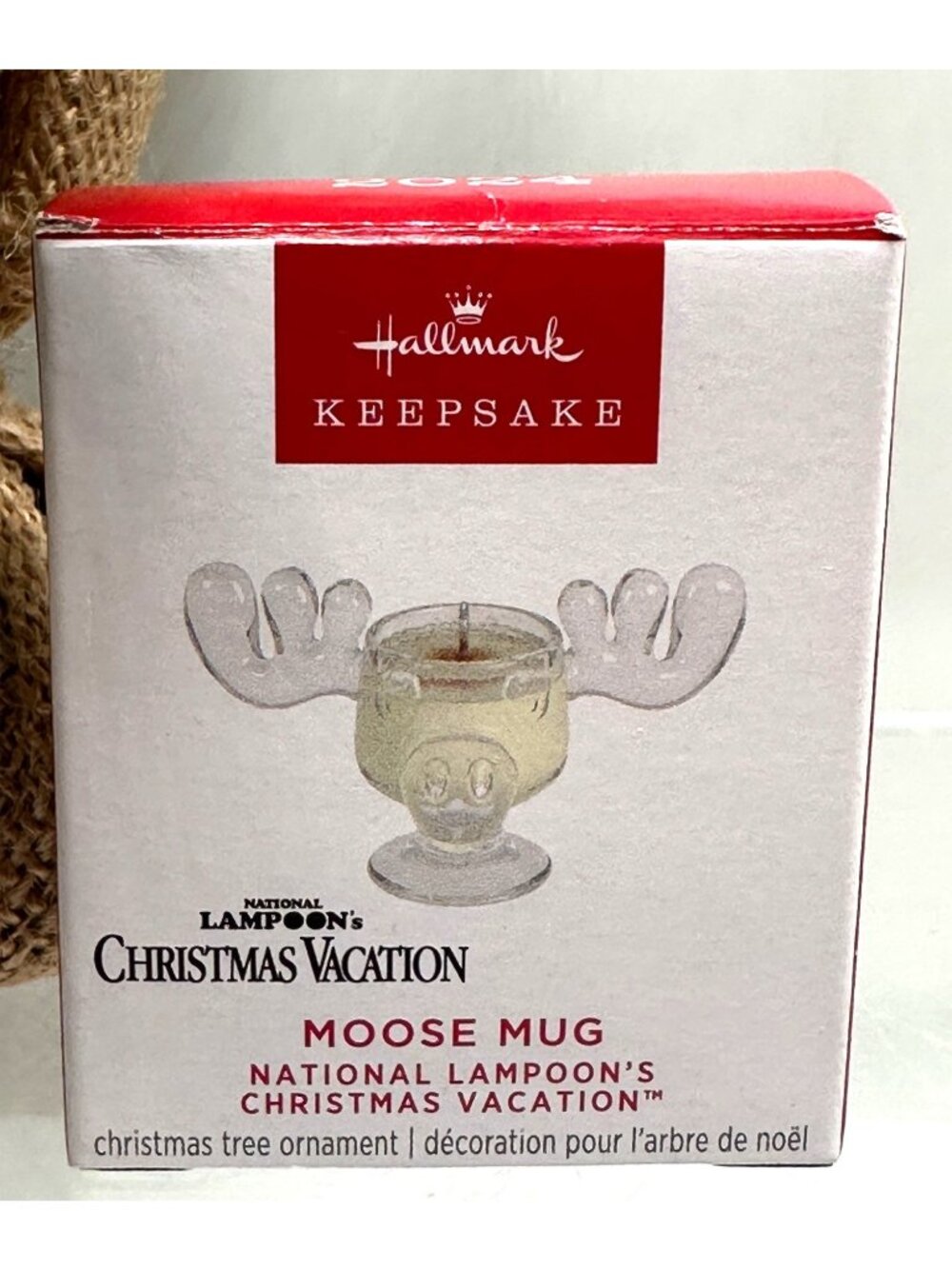 2024 Hallmark Moose Mug Christmas Vacation Mini Ornament QXM9101 Griswold